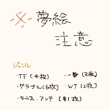 【夢絵】ツイッターにあげたもの⑩【注意】