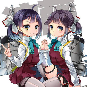 藤波ちゃんと早波ちゃん