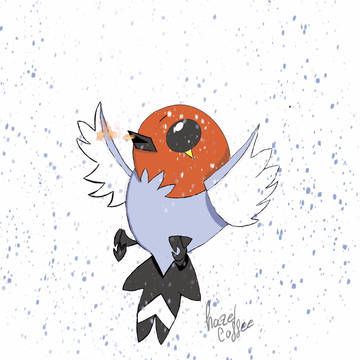 Fiery bird