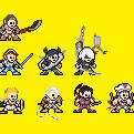 ソウルキャリバーVI ロックマン風ドット絵