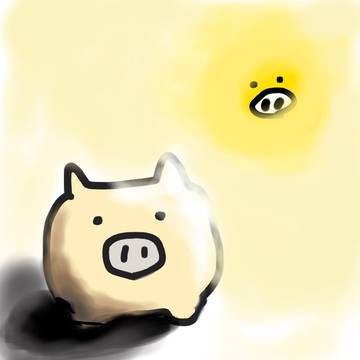 オーラにのまれる系ブタ
