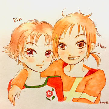 夏木りんちゃんと日野あかねちゃん