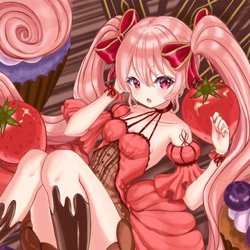 2019年作【苺チョコケーキ】