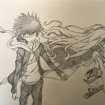 上条当麻 オティヌス 模写