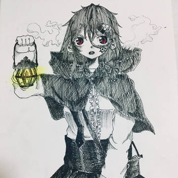 誕プレペン画