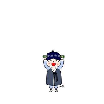 용돈 받아서 씬난 망망이