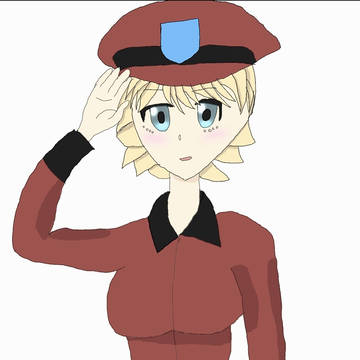 聖グロの戦車道服に官帽があった場合