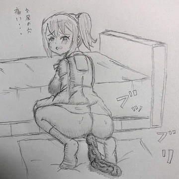 (再up)部屋でウンチをする女の子( ̄∀ ̄)