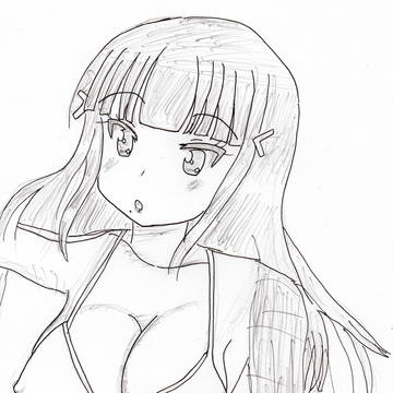 昨日、けっこう気温上がったので… (落書き)