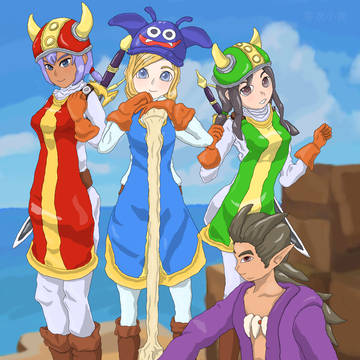三色兵士とシドーさん【DQB2】