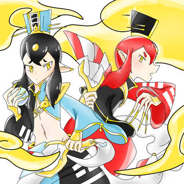双子の日に描いたやつ