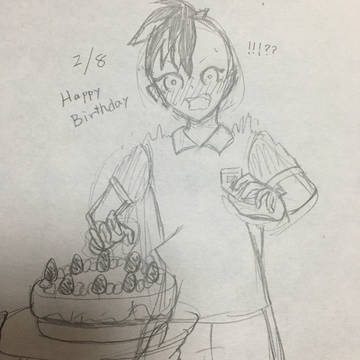 不動明王誕生日イラスト