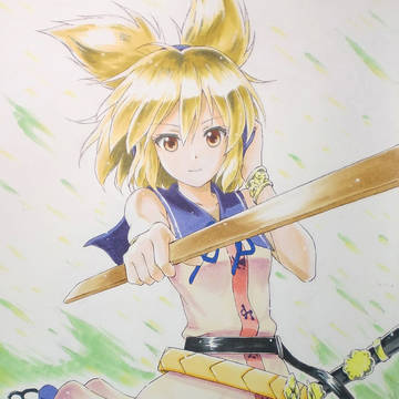 豊聡耳神子を描いてみた