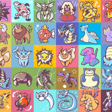 図鑑順ポケモンまとめ（NO,121～151）
