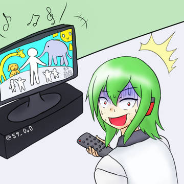 子供番組を観ているところを目撃されてしまったヒッパー姉さん