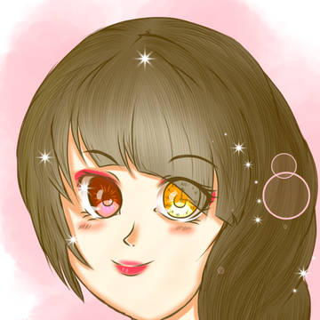 kurumi with different hairstyle
