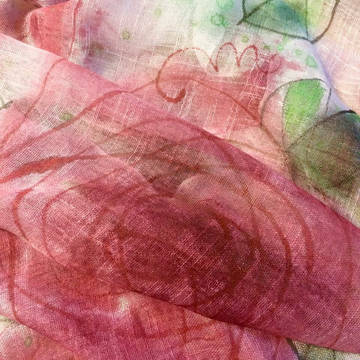 布に描く