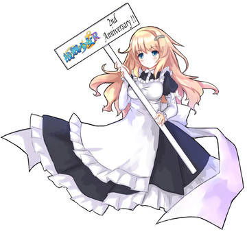 战舰少女二周年贺图