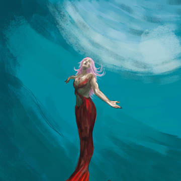 Sakura Mermaid AU