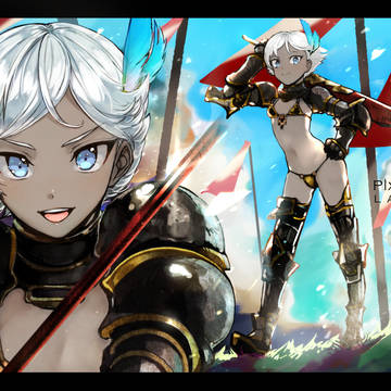 【PFLS】黒き戦乙女鎧のラーエ【ファイアランド】
