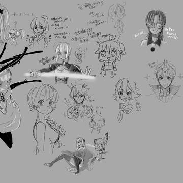 落書きの配信の絵だよ