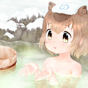 カピバラと温泉