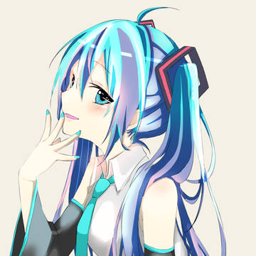 ミクちゃん塗らせていただきました！