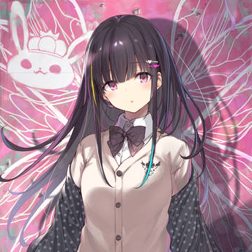 黒髪ぱっつん