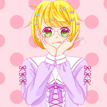 オリキャラにゆめかわいい服着せた