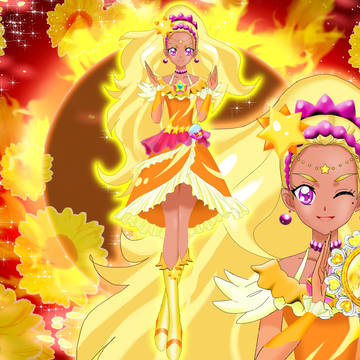 チャオ♪宇宙を照らす!灼熱の煌めき!キュアソレイユ!いいねぇ!♪