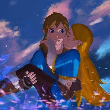 リンクとゼルダ姫１
