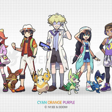 Redsigns of my OC & starters
