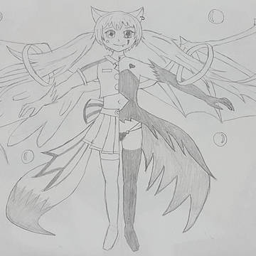 繪型：Q貝(魔法少女天使＆惡魔ver.)