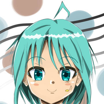 アホ毛が8分音符っぽい女の子