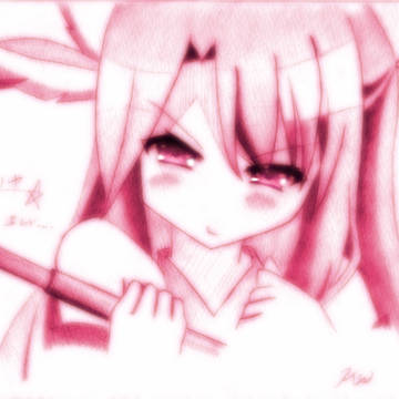 イリヤさん　模写