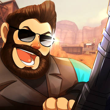 TF2 heavy thumbnail commission