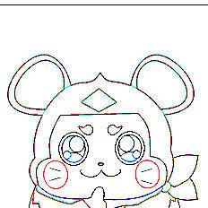 edge detect 輪郭抽出