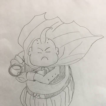 かめはめ波を撃つブウさん