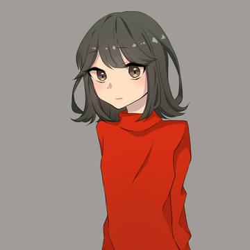 赤ワンピ