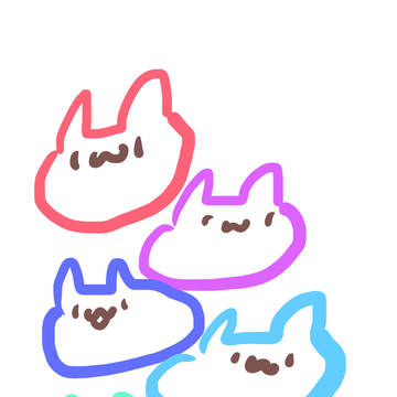 8色ねこ