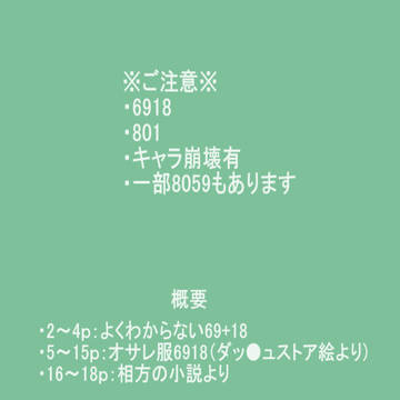 【腐向け】6918ろぐ
