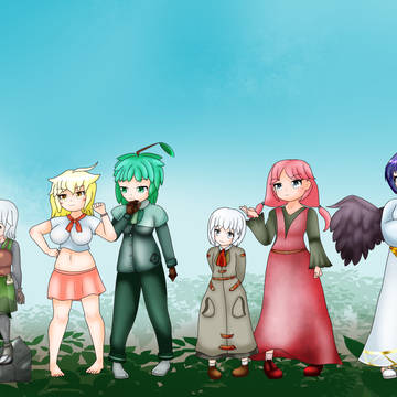 うちのこ集合絵
