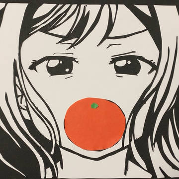 花丸ちゃん誕生日切り絵