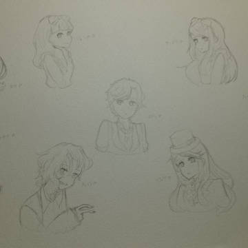 人狼ジャッジメントお絵描き(アナログ)