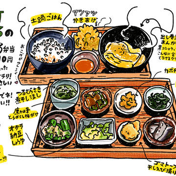 オススメ食べ物イラスト5枚(京都多し)