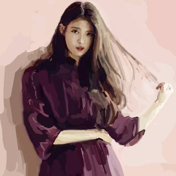 模写 IU