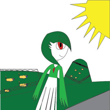 Gardevoir Walking In The Sun
