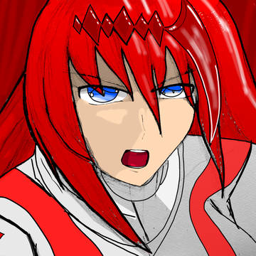 ゴッドガード・ブローディア （エクバ2覚醒模写絵）