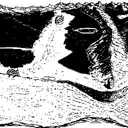 白黒地図絵巻