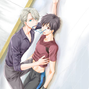 YOI 同人誌表紙イラスト